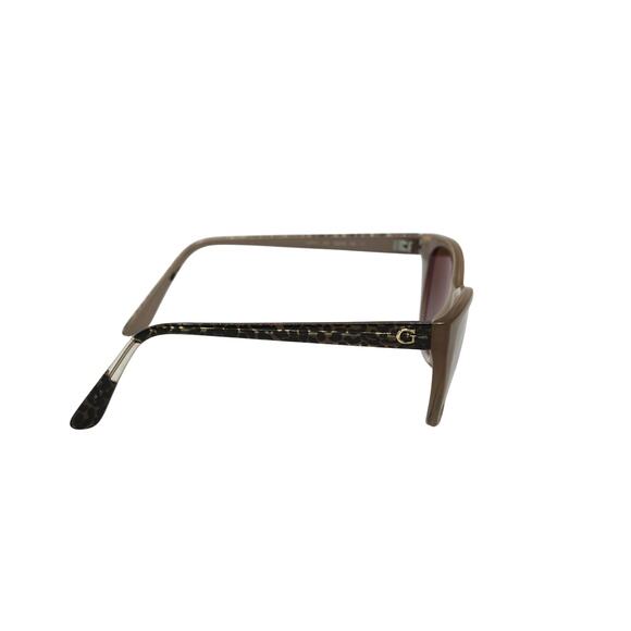 Guess GU7593 57F Beige Cat Eye Plastic Sunglasses Frame 54-18-145 - Picture 5 of 8